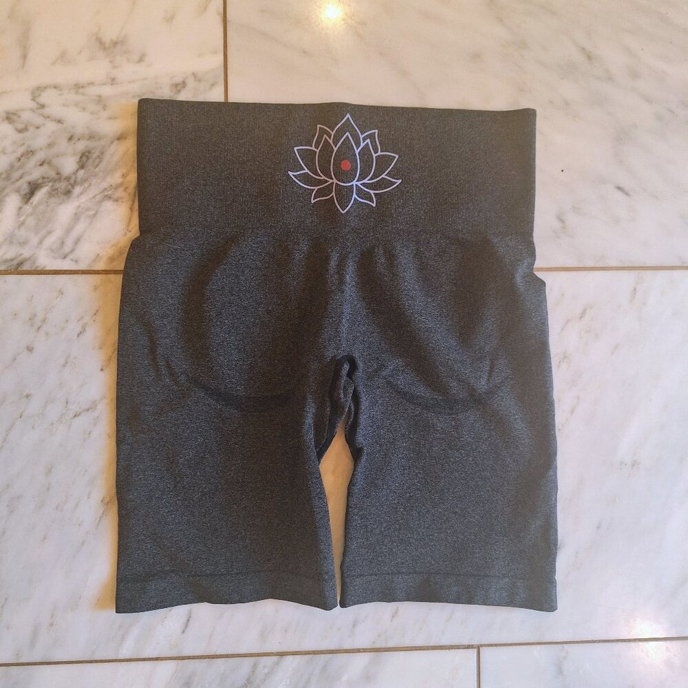 Lotus Supply Charcoal Grey Biker Shorts